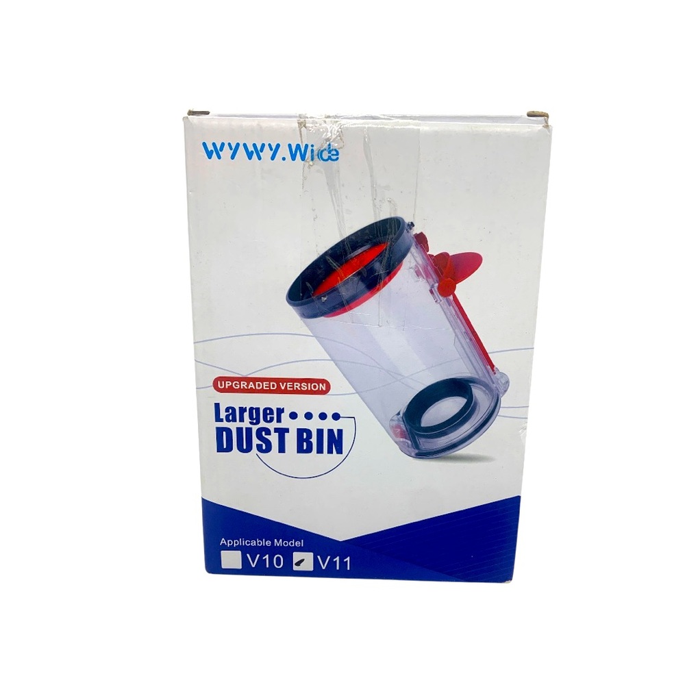 WYWY Wide Clear Red Upgraded Dust Bin Replacement 969509-01 For Dyson V11